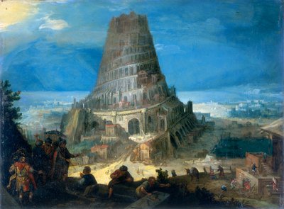La torre di Babele, 1595 da Lucas van Valckenborch