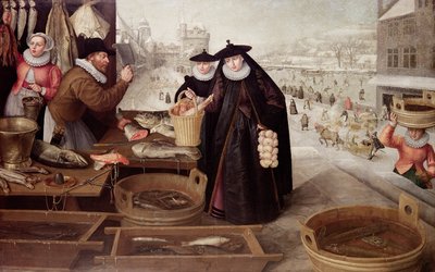 Inverno, 1595 da Lucas van Valckenborch
