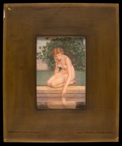 Vicino a una fontana limpida da Lucia Fairchild Fuller