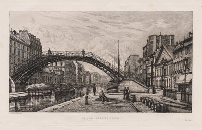 Le Quai Jemmapes a Parigi da Lucien Gautier