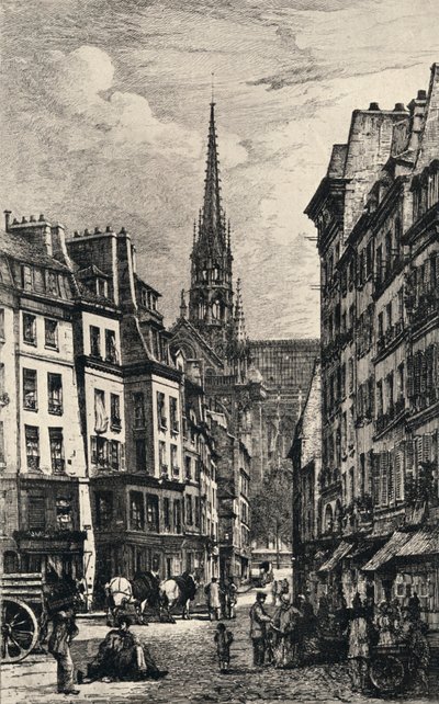 Place Maubert, 1915 da Lucien Gautier
