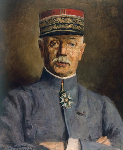 Ritratto del generale Fayolle, comandante della Sedicesima Armata, di Lucien Jonas, Prima Guerra Mondiale, Francia, XX secolo da Lucien Hector Jonas