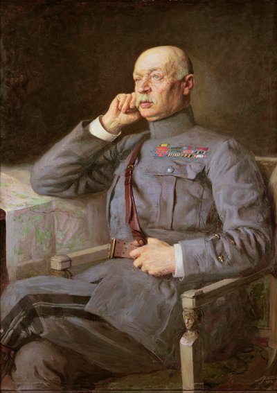 Ritratto del maresciallo francese Fayolle Emile da Lucien Hector Jonas