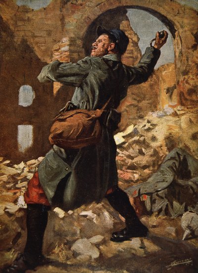 Il granatiere del 1915 da Lucien Hector Jonas