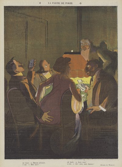 La partita a poker da Lucien Henri Weiluc