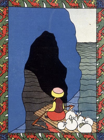Sinbad il Marinaio sulla sua zattera - in 