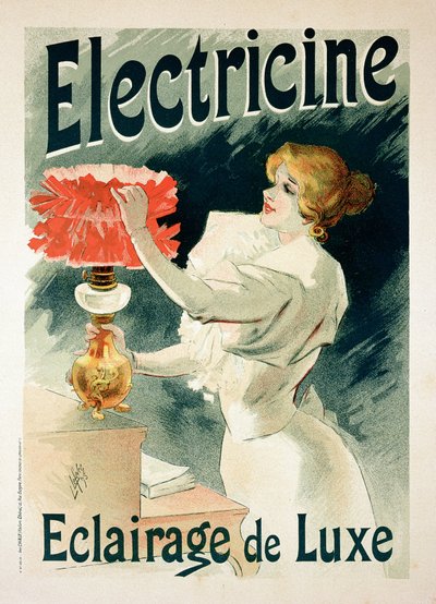 Riproduzione di un poster pubblicitario 