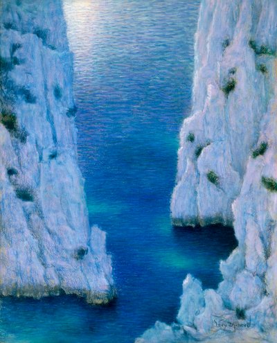 La Calanque, c.1936 da Lucien Levy Dhurmer