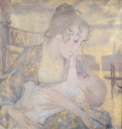 Maternità o Vergine di Venezia da Lucien Levy Dhurmer