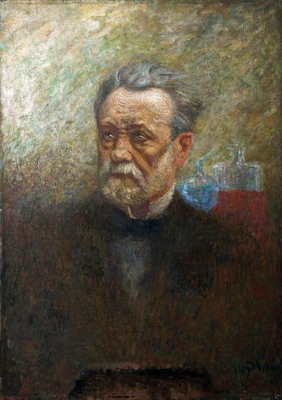 Ritratto di Louis Pasteur (1822-1895) da Lucien Levy Dhurmer