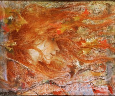La raffica di vento da Lucien Levy Dhurmer