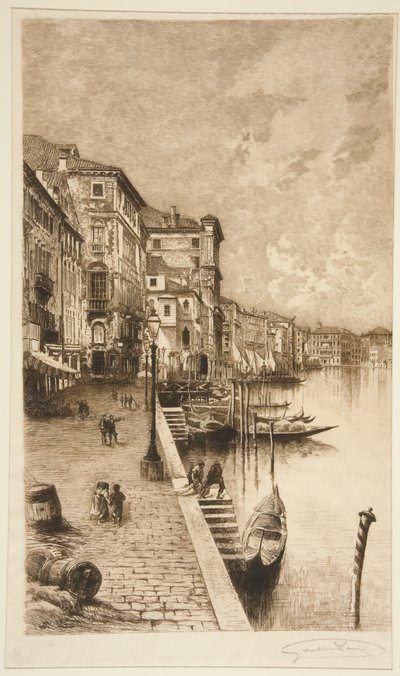 Quai, Venezia da Lucien Marcelin Gautier