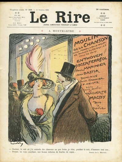 Copertina di Le Rire da Lucien Metivet