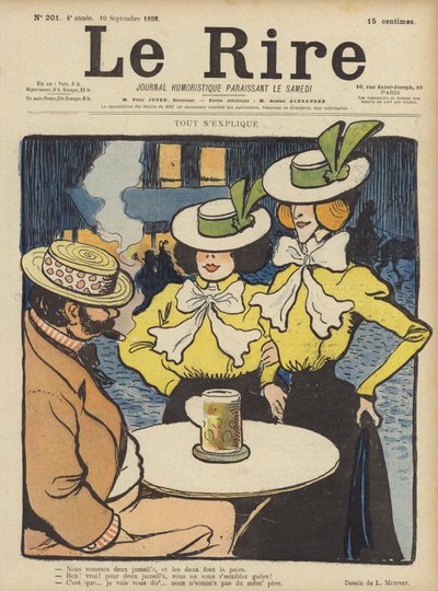 Illustrazione per Le Rire da Lucien Metivet