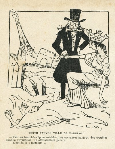 Illustrazione in Le Rire da Lucien Metivet