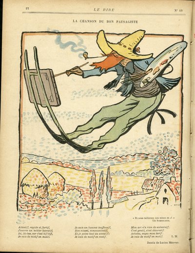 Illustrazione in Le Rire da Lucien Metivet