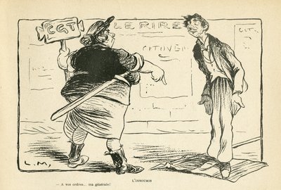 Illustrazione in Le Rire da Lucien Metivet