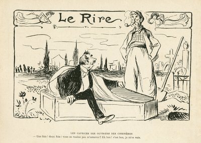 Illustrazione in Le Rire da Lucien Metivet