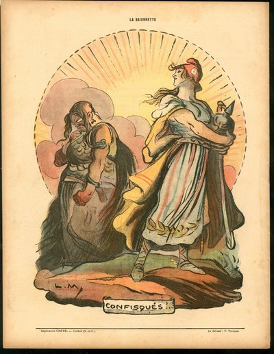 La Baionnette, Satirique en Couleurs, 18.4.1918: guerra del 14-18 da Lucien Metivet
