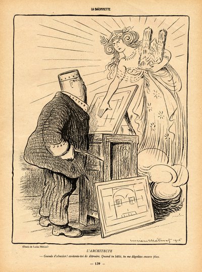 La Baionnette, Satirico in bianco e nero da Lucien Metivet