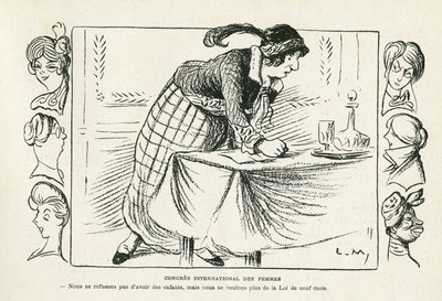 Illustrazione in Le Rire da Lucien Metivet
