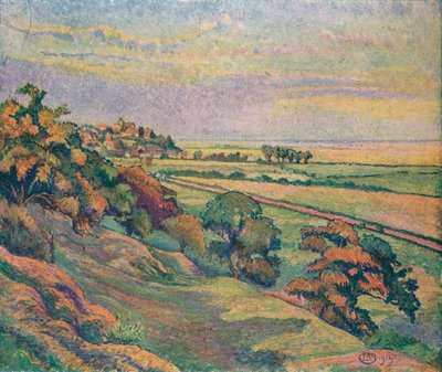 Rye da Cadborough, Tramonto, 1913 da Lucien Pissaro