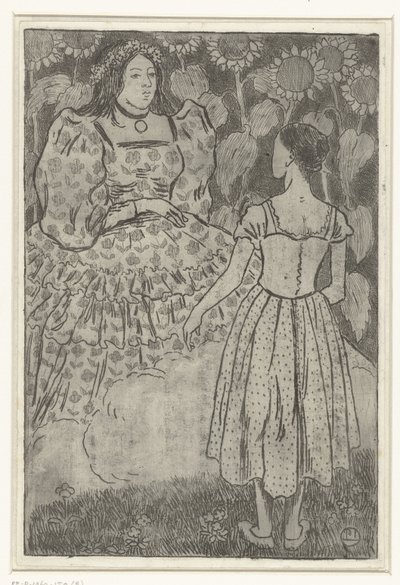 La fata appare a Cenerentola da Lucien Pissarro
