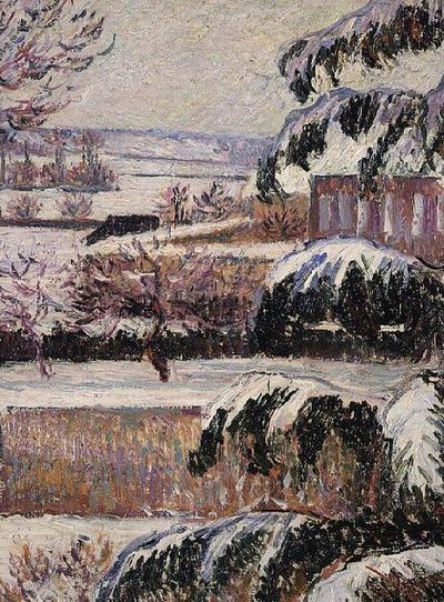 Impressione di neve, Eragny da Lucien Pissarro