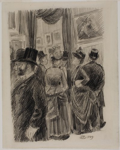 Nella galleria da Lucien Pissarro