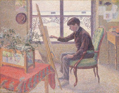 Interno dello studio da Lucien Pissarro