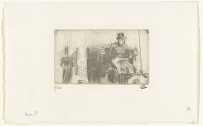 Carrozza sotto la pioggia da Lucien Pissarro