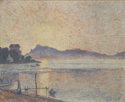 La Pointe de Cougoussa, Tramonto da Lucien Pissarro