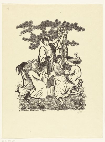 Danza circolare da Lucien Pissarro