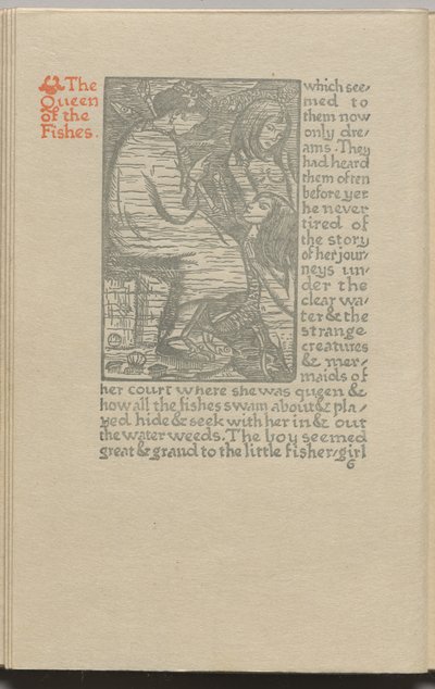 La Regina dei Pesci: Tavola 6 da Lucien Pissarro