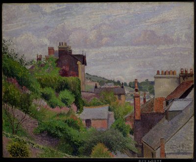 I tetti di Dartmouth da Lucien Pissarro