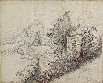 Vista di Leintwardine da Lucien Pissarro
