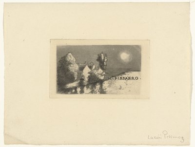 Biglietto da visita per Madame Pissarro da Lucien Pissarro