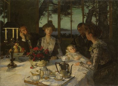 Parlando nel crepuscolo da Lucien Simon