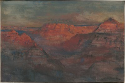 Il crepuscolo, Grand Canyon, Arizona, c.1904 da Lucien Whiting Powell