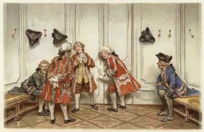 Illustrazione per The School for Scandal da Lucius Rossi