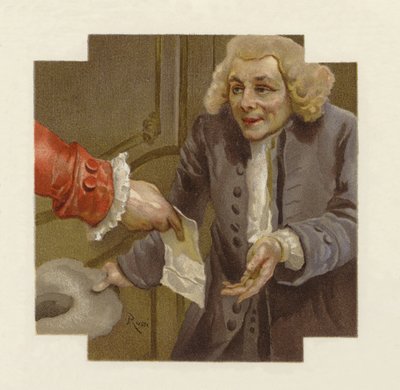 Illustrazione per La scuola della maldicenza da Lucius Rossi
