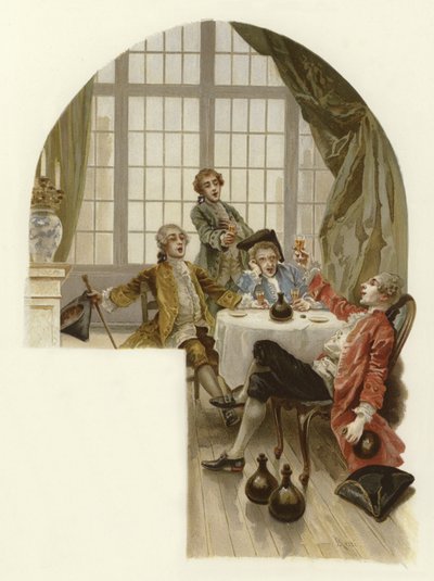 Illustrazione per La scuola della maldicenza da Lucius Rossi