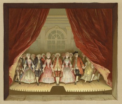 Illustrazione per The School for Scandal da Lucius Rossi