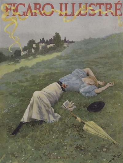 Primavera. Copertina di Le Figaro Illustré, maggio 1896 da Lucius Rossi