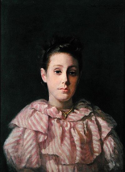 Ritratto di una Giovane Ragazza da Lucius Wolcott Hitchcock