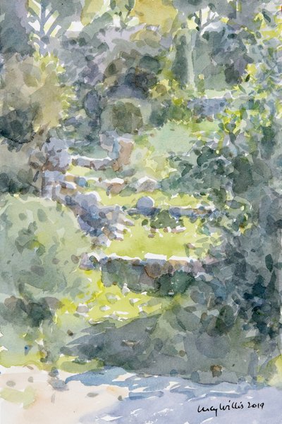 Gradini sulla collina, Ein Kerem, Israele, 2019 da Lucy Willis