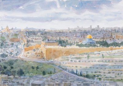 Gerusalemme dal Monte degli Ulivi da Lucy Willis