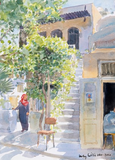 Scalini presso la Cittadella, Aleppo, Siria da Lucy Willis