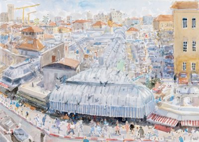 Vista dal Balcone, Mahane Yehuda, Gerusalemme da Lucy Willis