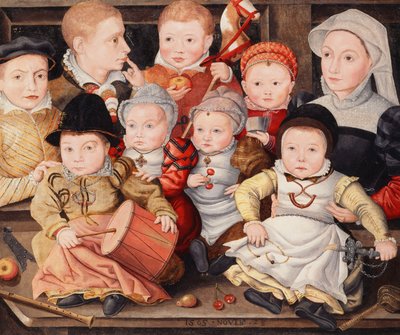 Ritratto di gruppo di bambini, 1565 da Ludger Tom the Younger Ring
